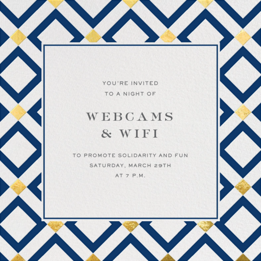 Gold Diamond Tile by Jonathan Adler