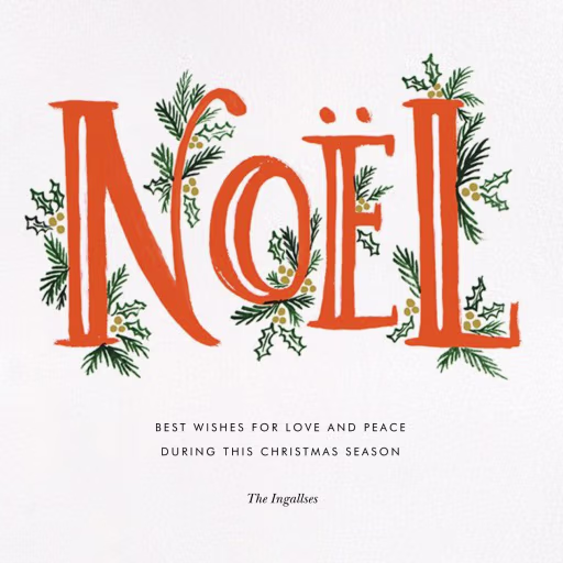 The Fir Noel - Christmas Card by Rifle Paper Co.