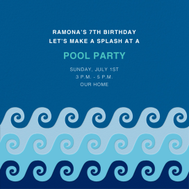 Tide Pool - Birthday Invitation by Jonathan Adler