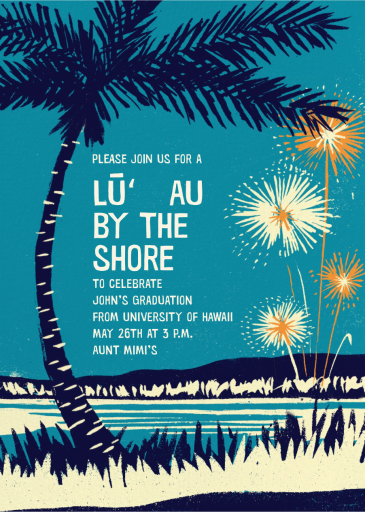 Seaside Fireworks - Invitation by Paperless Post