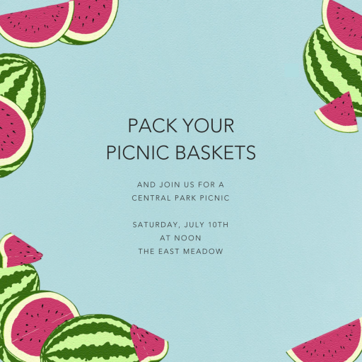 Watermelons - Party Invitation by Paperless Post