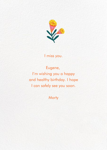 Birthday Garden by Hello!Lucky - Back