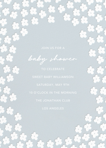 Patch of Posies - Baby Shower Invitation by Sugar Paper