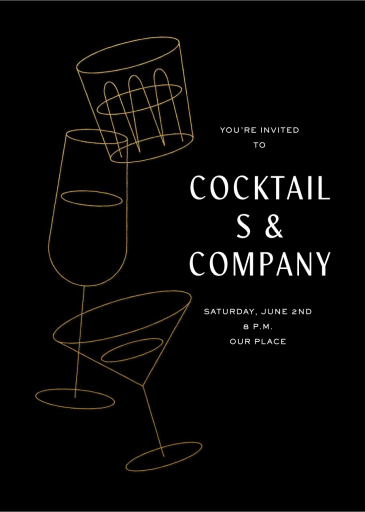 Tipple - Cocktail Party Invitation by Paperless Post