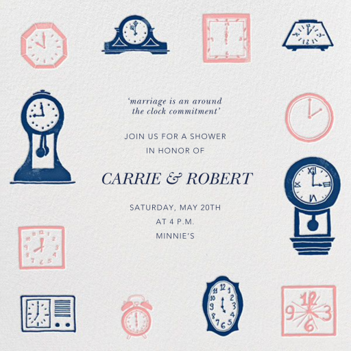 On The Hour - Invitation by Paperless Post