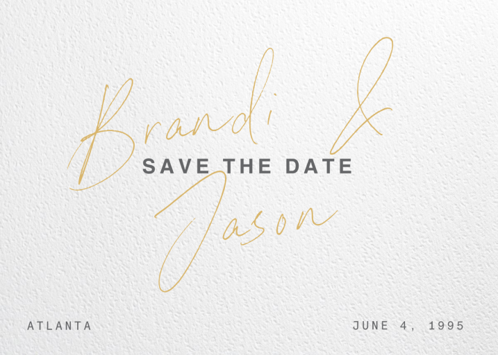 Sincerely Yours - Save the Date by Paperless Post