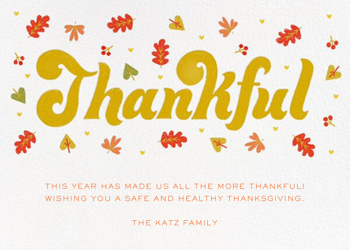 Thankful Groove - Thanksgiving Card by Paperless Post