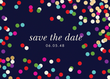 Confetti Toss - Save the Date by kate spade new york