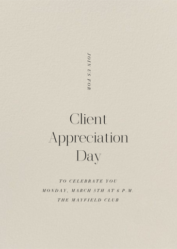 Santa Fe - Appreciation Event Invitation by Paperless Post