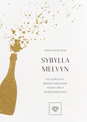Champers - Retirement and Farewell Party Invitation by Paperless Post