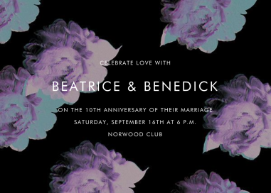 Garden Glitch - Anniversary Invitation by Paperless Post