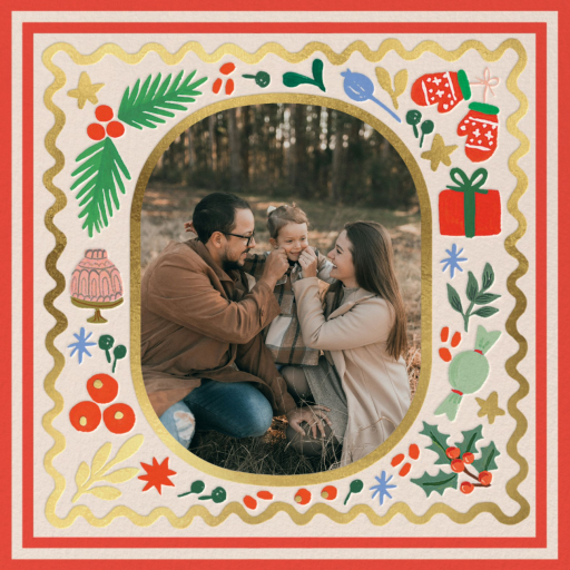 Holly Jolly Frame - Holiday Card by Rifle Paper Co.