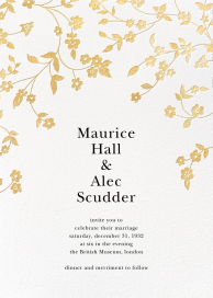 Floral Trellis II - Wedding Invitation by Oscar de la Renta