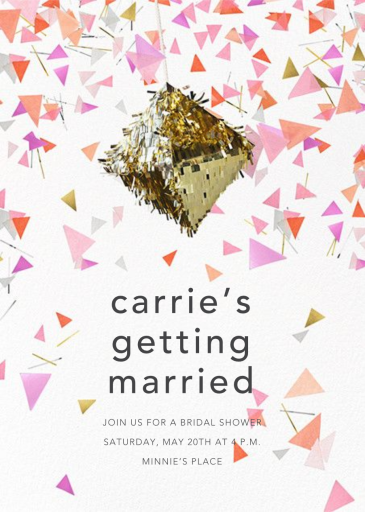 Swing - Bridal Shower Invitation by CONFETTISYSTEM