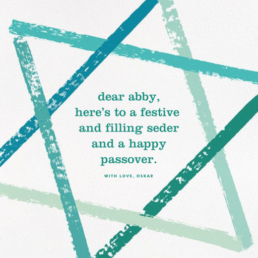 Brushstroke Star - Greeting Card by Paperless Post