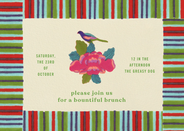 Turin - Brunch Invitation by Lisa Corti