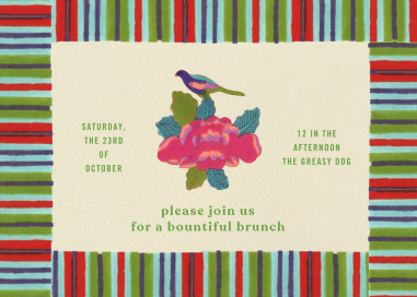 Turin - Brunch Invitation by Lisa Corti