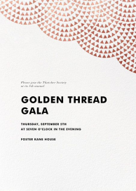 Savoy (Square) - Gala Invitation by Paperless Post