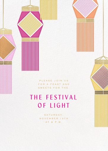 Diwali Lanterns - Invitation by Paperless Post