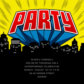 Party Hero by Paperless Post