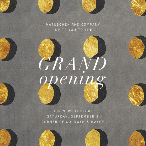 Sublime - Business Event Invitation by Kelly Wearstler