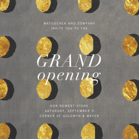 Sublime - Launch Party Invitation by Kelly Wearstler