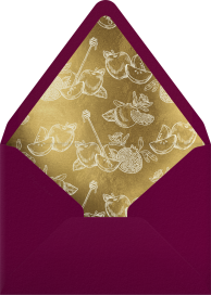 New Year Fruits - Paperless Post Envelope