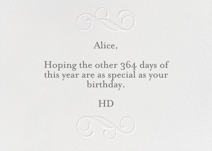 Have A Happy Birthday - Birthday Card by Paperless Post - Back