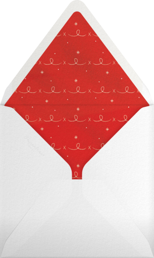 Christmas Cardinal - Paperless Post Envelope