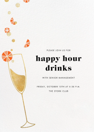 Citrus Fizz - Happy Hour Invitation by Paperless Post