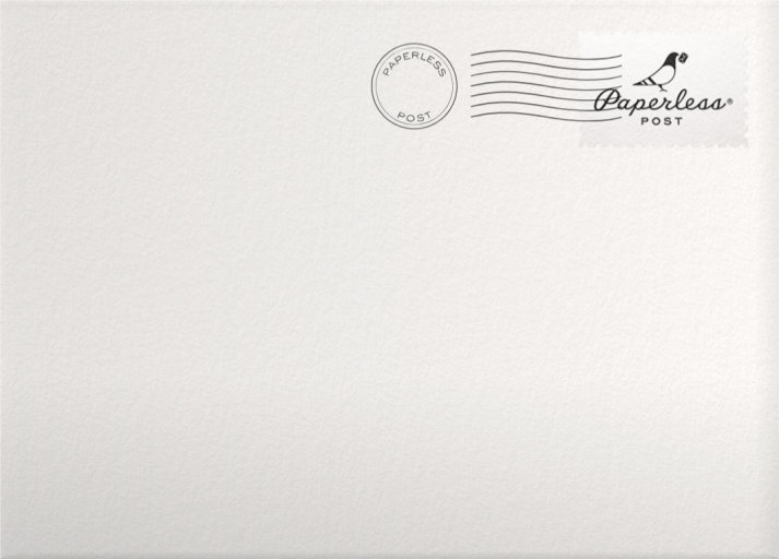 Photo Embossed Border Wedding Card Envelope