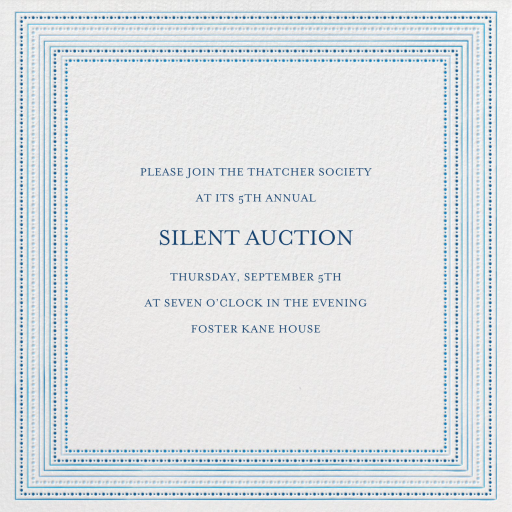 Ribbons for Baby - Fundraiser Invitation by Mr. Boddington's Studio