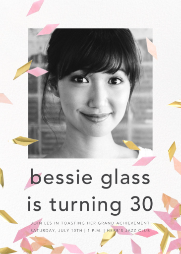 Flutter Photo - Birthday Invitation by CONFETTISYSTEM