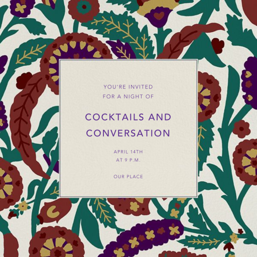 Termez Crewel by Oscar de la Renta