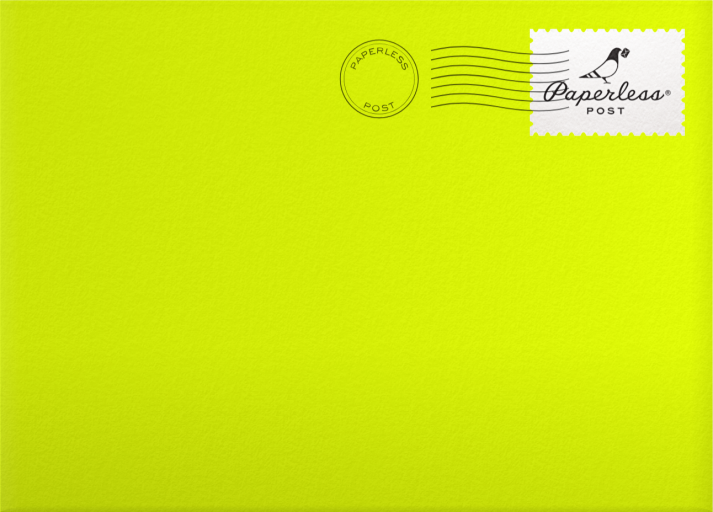 Round and Round - Paperless Post Envelope