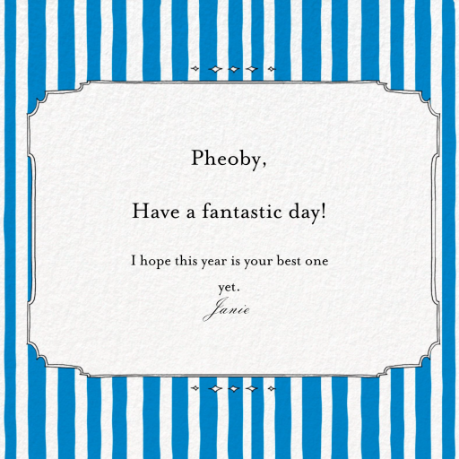 Cirque Happy Birthday - Birthday Card by Paperless Post - Back