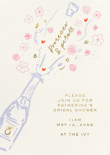 Start the Celebrations - Bridal Shower Invitation by Pulp Templates Co.