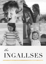 3/4 Portrait (Photo) - New Year's Card by Paperless Post