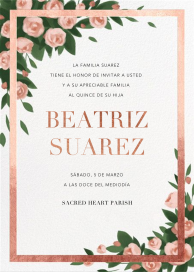 Teablossom - Quinceañera Invitation by Paperless Post