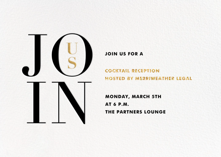 Almaviva - Cocktail Party Invitation by Paperless Post