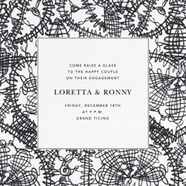 Scribble Print by Oscar de la Renta