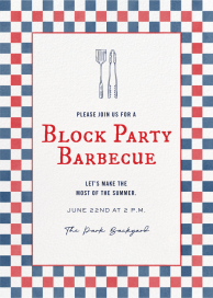 Red White and BBQ - Get-Together Invitation by Paperless Post