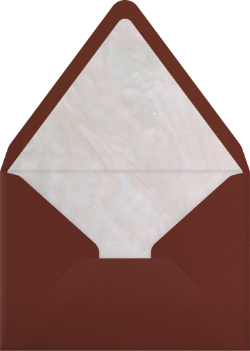Photo Cheers Delicate Frame Invitation Envelope