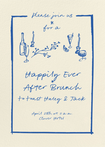 Table Sprig - Get-Together Invitation by Pulp Templates Co.