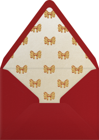 Golden Wreath - Paperless Post Envelope
