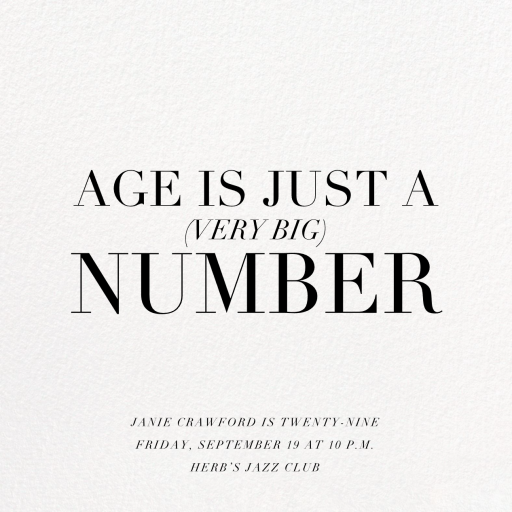 White (Square) - Birthday Invitation by Paperless Post