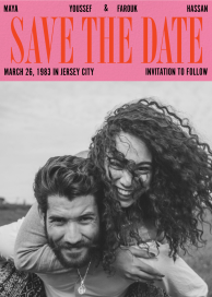 Think Pink - Save the Date by Paperless Post