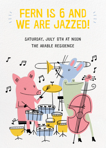 Get Jazzed - Birthday Invitation by Hello!Lucky