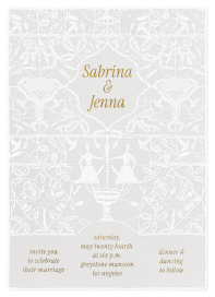 Lace Union - Wedding Invitation by The V&A