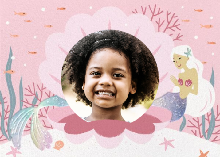 Mermaid Cove Photo - Birthday Invitation by Paperless Post